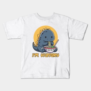 The hungry godzilla Kids T-Shirt